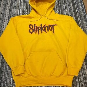 Slipknot Knotfest Roadshow 2022 Tour yellow hoodie size M